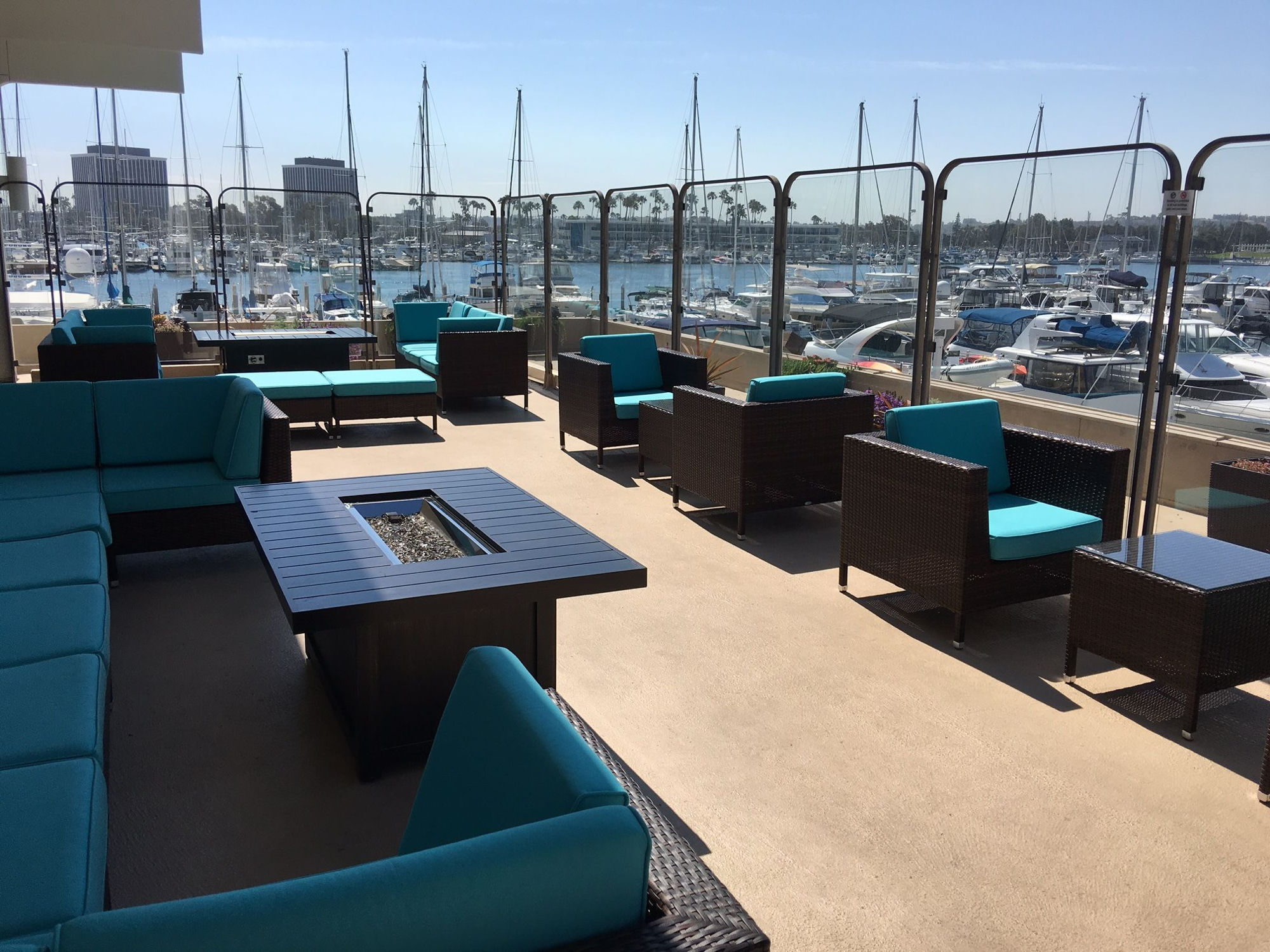 DRYC Patio & Marina View